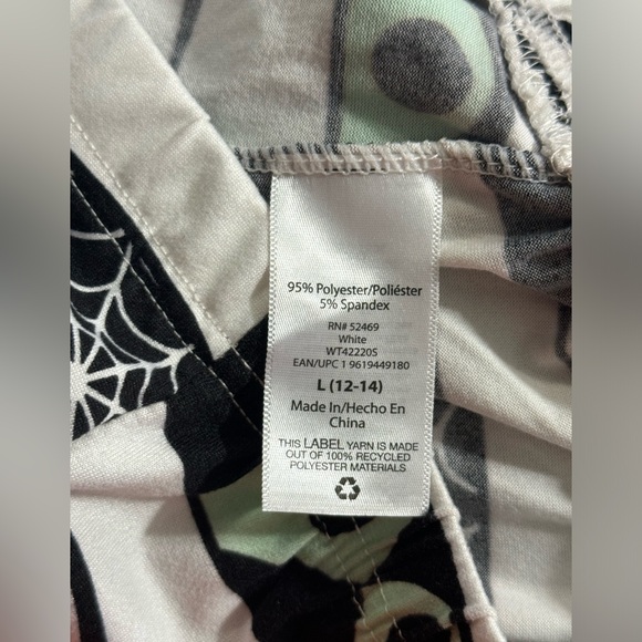 Celebrate Halloween Mummy Glow In the Dark Matching Pajama Set Sz L (12/14) - Picture 7 of 14